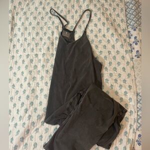 EUC Free People Hot Shot Onesie - black M